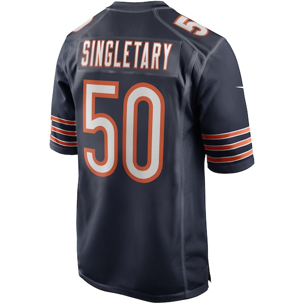 Mike Singletary Chicago Bears Nike Game Retired Player Jersey - Navy - Image 3