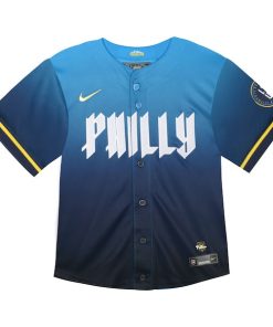 Alternative view of Philadelphia Phillies Nike Toddler City Connect Team Limited Jersey - Blue
