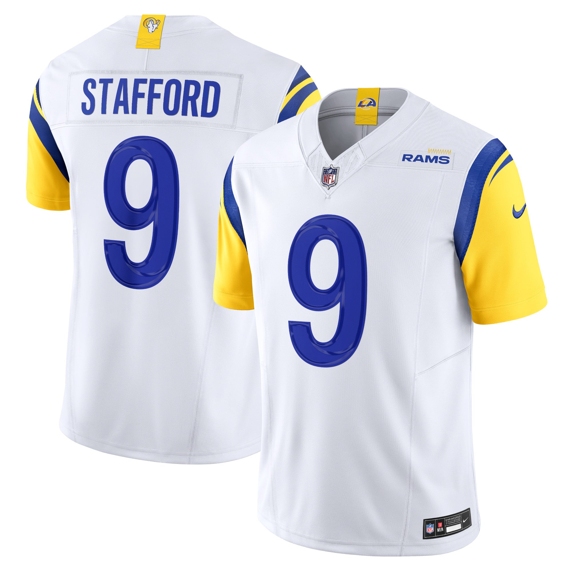 Matthew Stafford Los Angeles Rams Nike Vapor F.U.S.E. Limited Jersey - Royal/White - Image 6