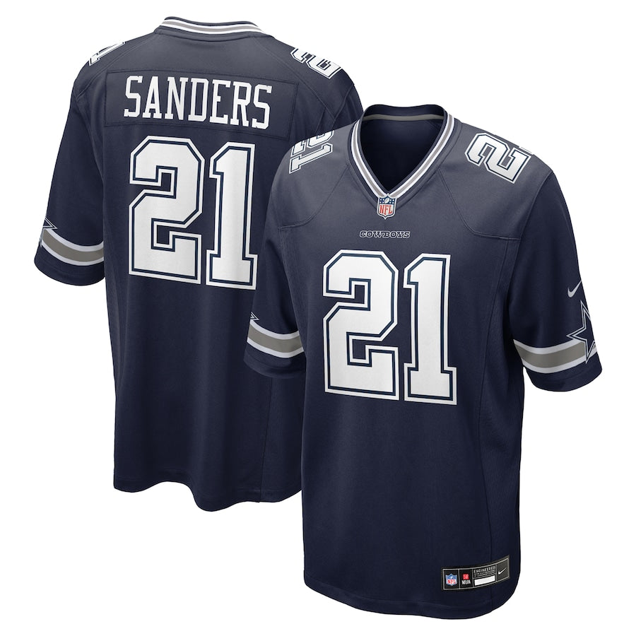 Deion Sanders Dallas Cowboys Nike Team Retired Player Game Jersey - Navy