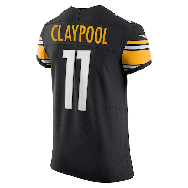 Chase Claypool Pittsburgh Steelers Nike Vapor Elite Player Jersey - Black - Image 3