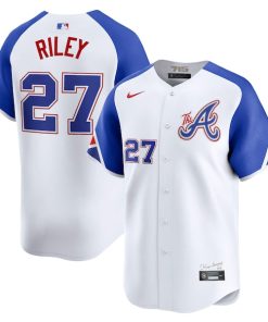 Austin Riley Atlanta Braves Nike City Connect Limited Jersey - White