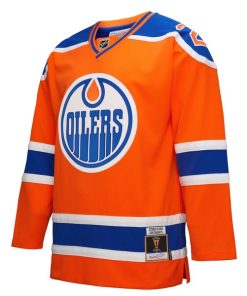 Alternative view of Leon Draisaitl Edmonton Oilers  Power Play Jersey - Orange