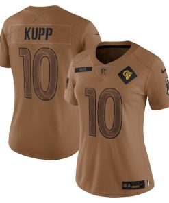 Cooper Kupp Los Angeles Rams Nike Women's 2023 Salute To Service Limited Jersey - Brown
