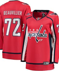 Anthony Beauvillier Washington Capitals  Women's Home Breakaway Player Jersey - Red