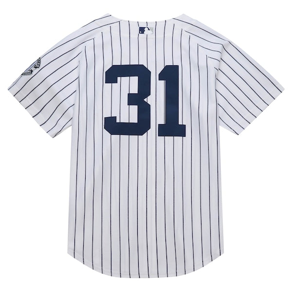 Ichiro Suzuki New York Yankees 2014 Cooperstown Collection Authentic Throwback Jersey - White - Image 3