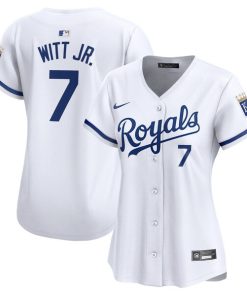 Bobby Witt Jr. Kansas City Royals Nike Women's Home Limited Player Jersey - White