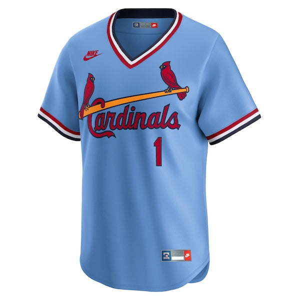 Ozzie Smith St. Louis Cardinals Nike Throwback Cooperstown Limited Jersey - Royal - Image 2