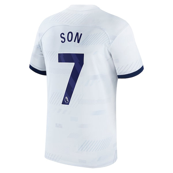 Son Heung-min Tottenham Hotspur Nike Youth Home 2023/24 Replica Player Jersey - White - Image 3