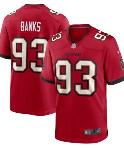 Eric Banks Tampa Bay Buccaneers Nike  Game Jersey -  Red