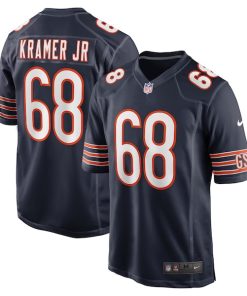 Doug Kramer Jr. Chicago Bears Nike  Game Jersey -  Navy