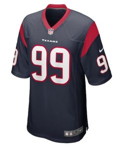 Alternative view of J.J. Watt Houston Texans Nike Retired Player Game Jersey -  Navy