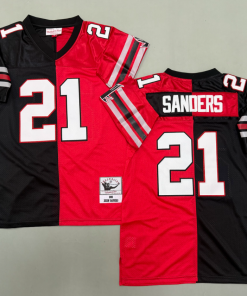 Deion Sanders  Atlanta Falcons Authentic Split Throwback Retired Player Jersey