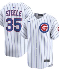 Justin Steele Chicago Cubs Nike Alternate Limited Player Jersey - White