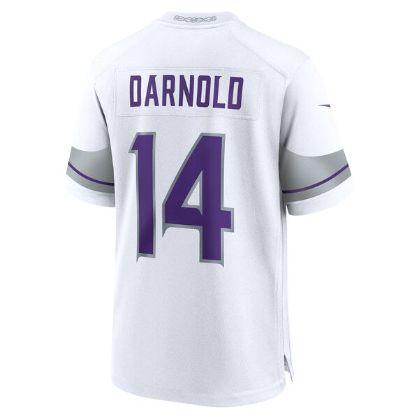 Sam Darnold Minnesota Vikings Nike Alternate Game Player Jersey - White - Image 4