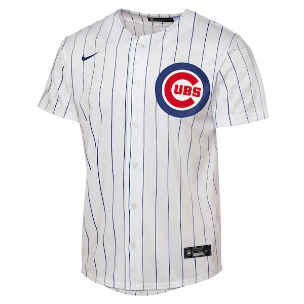 Seiya Suzuki Chicago Cubs Nike Youth Home Replica Player Jersey - White - Image 2