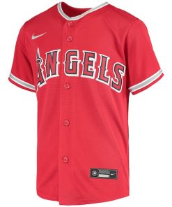 Alternative view of Anthony Rendon Los Angeles Angels Nike Youth Alternate Replica Player Jersey - Red