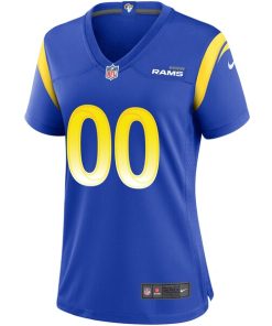 Alternative view of Nike Los Angeles Rams Women's Custom Game Jersey - Royal