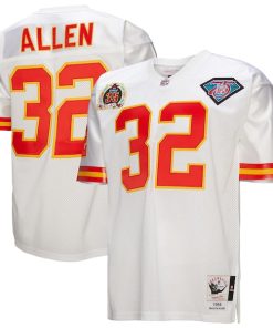 Alternative view of Marcus Allen Kansas City Chiefs 1994  Authentic Throwback Retired Player Jersey - White