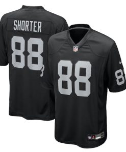 Justin Shorter Las Vegas Raiders Nike Team Game Jersey -  Black