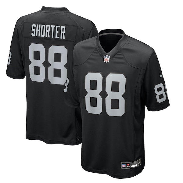 Justin Shorter Las Vegas Raiders Nike Team Game Jersey - Black