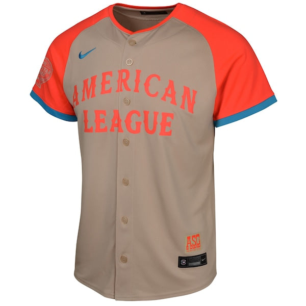 American League Nike Youth 2024 MLB All-Star Game Limited Jersey - Cream - Image 2