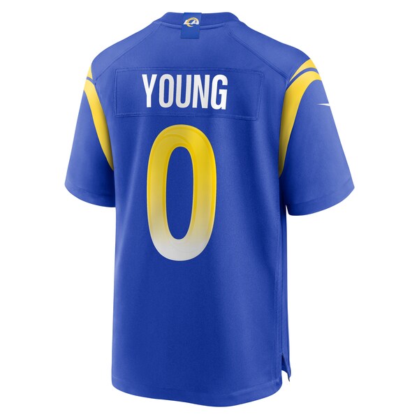 Byron Young Los Angeles Rams Nike Home Game Jersey - Royal/White - Image 4