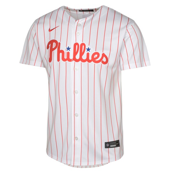 Philadelphia Phillies Nike Youth Home Blank Limited Jersey - White - Image 2