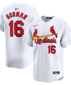 Nolan Gorman St. Louis Cardinals Nike Home Limited Player Jersey - White