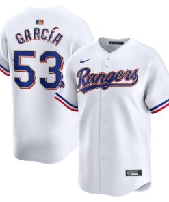 Adolis Garcia Texas Rangers Nike 2024 Gold Collection Limited Player Jersey?¨C White
