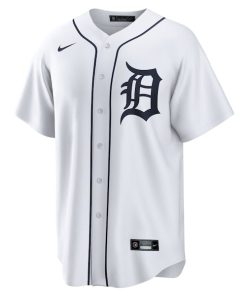 Alternative view of Casey Mize Detroit Tigers Nike Home Replica Jersey - White
