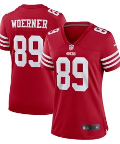 Charlie Woerner San Francisco 49ers Nike Women's  Game Jersey -  Scarlet