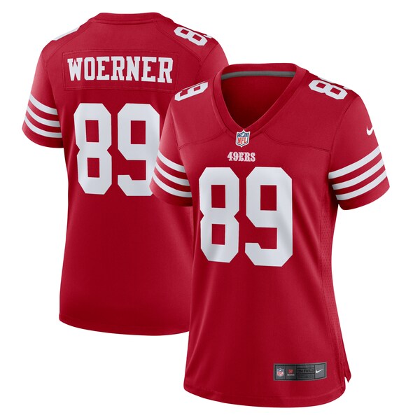 Charlie Woerner San Francisco 49ers Nike Women's Game Jersey - Scarlet