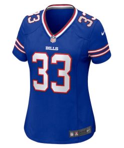 Alternative view of Te'Cory Couch Buffalo Bills Nike Women's Game Jersey -  Royal