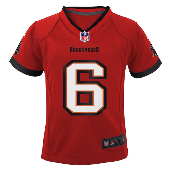 Baker Mayfield Tampa Bay Buccaneers Nike Preschool Team Player Game Jersey - Red/White/Orange - Image 3