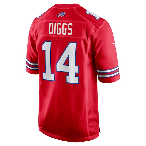 Stefon Diggs Buffalo Bills Nike Alternate Game Jersey - Red - Image 3