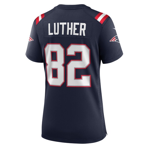 T.J. Luther New England Patriots Nike Women's Team Game Jersey - Navy - Image 3