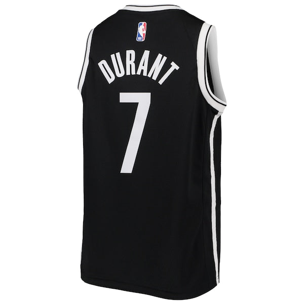Kevin Durant Brooklyn Nets Nike Youth Swingman Jersey - Icon Edition - Black - Image 2