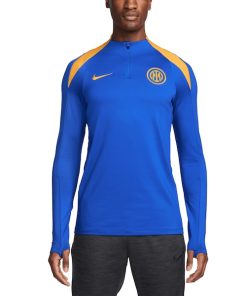 Inter Milan Nike 2024/25 Third Strike Drill Performance Quarter-Zip Pullover Top - Blue