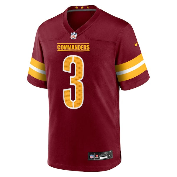 Will Harris Washington Commanders Nike Team Game Jersey - Burgundy - Image 2