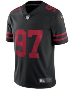 Alternative view of Nick Bosa San Francisco 49ers Nike Vapor Limited Jersey - Black
