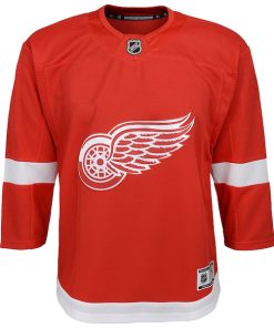 Alternative view of Detroit Red Wings Youth Home Blank Premier Jersey - Red