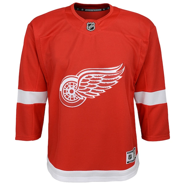 Detroit Red Wings Youth Home Blank Premier Jersey - Red - Image 2