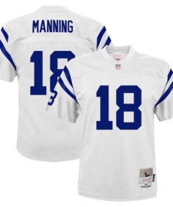 Alternative view of Peyton Manning Indianapolis Colts Youth 2006 Retired Player Legacy Jersey - White/Royal