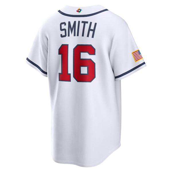 Men's USA Baseball Will Smith Nike White 2026 World Baseball Classic Home Stadium Jersey - Image 3