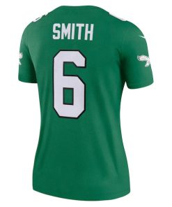 Alternative view of DeVonta Smith Philadelphia Eagles Nike Women's Alternate Legend Player Jersey - Kelly Green/Black