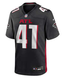 Alternative view of Ben Sauls Atlanta Falcons Nike Team Game Jersey -  Black