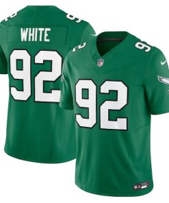 Reggie White Philadelphia Eagles Nike Alternate Vapor F.U.S.E. Limited Jersey - Kelly Green
