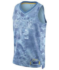 Alternative view of Ja Morant Memphis Grizzlies Nike Unisex Select Series Swingman Jersey - Light Blue