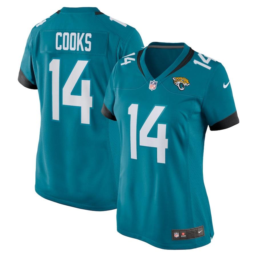 Elijah Cooks Jacksonville Jaguars Nike Women's Team Game Jersey - Teal
